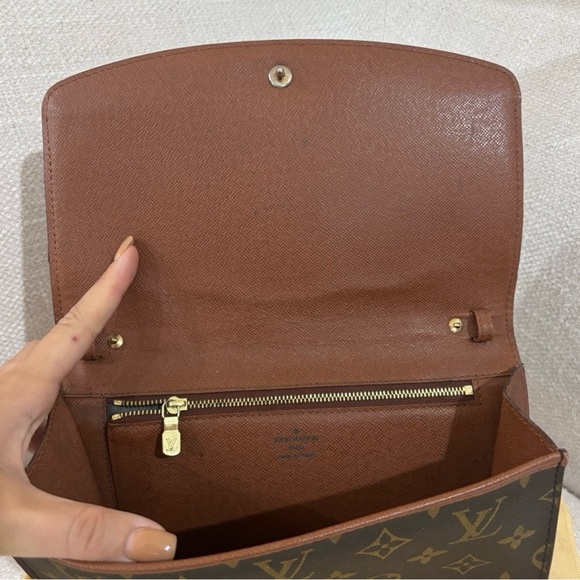 Authentic Louis Vuitton Bordeaux vintage monogram clutch - Picture 12 of 12